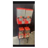 rack of vending machines