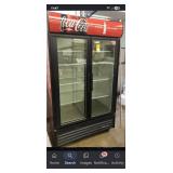 2 door coke fridge