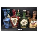 Vintage Jim Beam Wildlife Decanters.