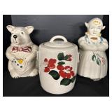 (2) Antique McCoy Cookie Jars, Antique Shawnee