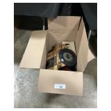 Box of High Fidelity 8" Vinyl Records.