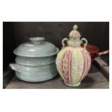 Hickory Pot, Handmade Pottery, Urn.