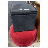 (2) Upholstered Ottoman