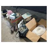 Ice Skates, Hats, Punch Bowl, Outdoor Lights.