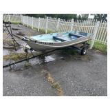 12FT Sea King Boat W/ Trailer.