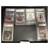 Vintage Graded Topps Trading Cards.