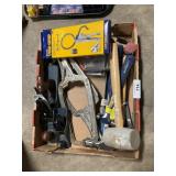 Box Of Tools, Hammers, Planes, Rubber Mallet.