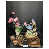 Heavy Shoe Bookends, Andrea by Sadek Blue Bird.