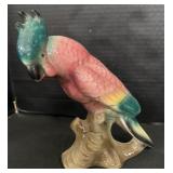 Royal Copley Vintage Parrot Statue.