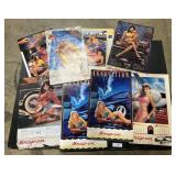 8-1980s-1990s Advertising Snap-On Wall Calendars.