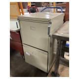 Large 2 Drawer Metal File Cabinet.