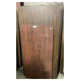 5 Laminate Brown Folding Tables 30 x 60Inches.