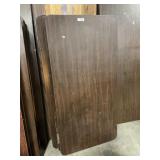 4 Laminate Brown Folding Tables 30 x 60 Inches.