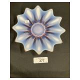 Fostoria Heirloom Opalescent Pink Flower Float.