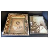 Pastel Lady Portrait, 1838 Ullman Print.