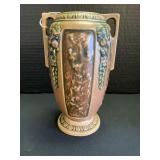 Unmarked Roseville Like Florentine Vase.