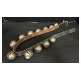 Vintage Leather Strap & Bells.