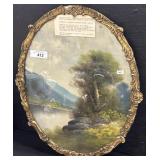 Unsigned Chandler Pastel Landscape Art.