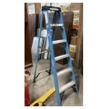 Werner Blue Aluminum 6 Foot Ladder.