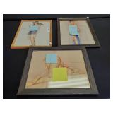 3 Vargas Girl Prints.