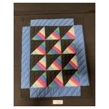 Handmade Reversible Tied Quilt.