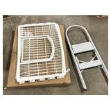 NOS Baby Gate, Aluminum Step Ladder.
