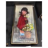 Signed Milo Vintage Oil on Canvas Framed Art.