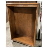 Small Brown Wooden Shelf.