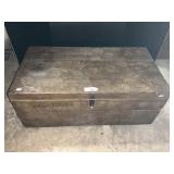 Wooden Military Foot Locker.