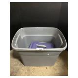 2 Varying Size Plastic Totes.