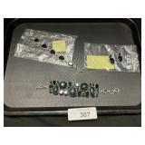 Sterling Silver Bracelets, Earrings.