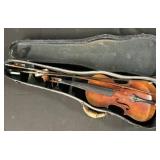 Vintage Lewis Violin w/ 2 Bows & Case.