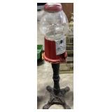 Metal Standing Candy/Gum Ball Machine.