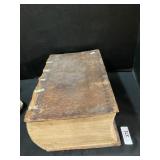 Large 1765 Latin Holy Bible.