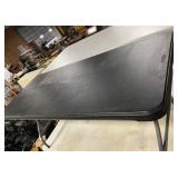 Black Lifetime Folding Table 29 x 71 Inches.