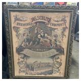 Vtg Schlitz Brewing Co. Advertising Print.