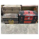 (2) Vintage Steamer Trunks.