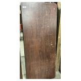 4 Laminate Brown Folding Tables 30 x 72 Inches.