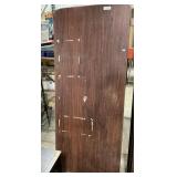 3 Laminate Brown Folding Tables 30 x 72 Inches.