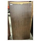 2 Laminate Brown Folding Tables 30 x 60 Inches.