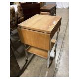 Vintage Typewriter Table On Wheels.