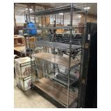 Tall Metal Rolling Rack 78 Inches Tall.