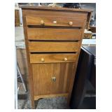 Hand Made Pine Storage Cabinet.