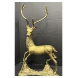 Vintage Brass Stag.