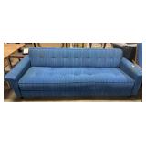 Retro Royal Blue Futon.