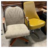 2 Vintage Mid Century Modern Chairs.