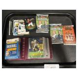 Topps NFL & MLB Trading Cards.