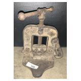 Antique Bench Mount Pipe Vise.