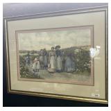 Jennie Brownscombe Berry Pickers Art Print.