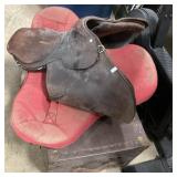 Small Horse Saddle & Chest W/Supplies.